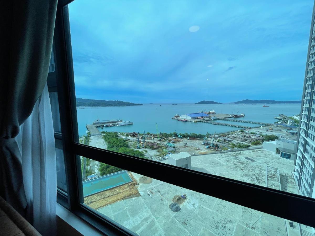 Seaview Luxury Condo Homestay 2Bed 2Bath Jesselton Quay By R2 Residence Kota Kinabalu Dış mekan fotoğraf