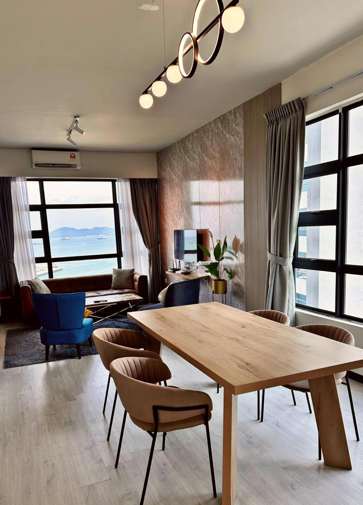 Seaview Luxury Condo Homestay 2Bed 2Bath Jesselton Quay By R2 Residence Kota Kinabalu Dış mekan fotoğraf