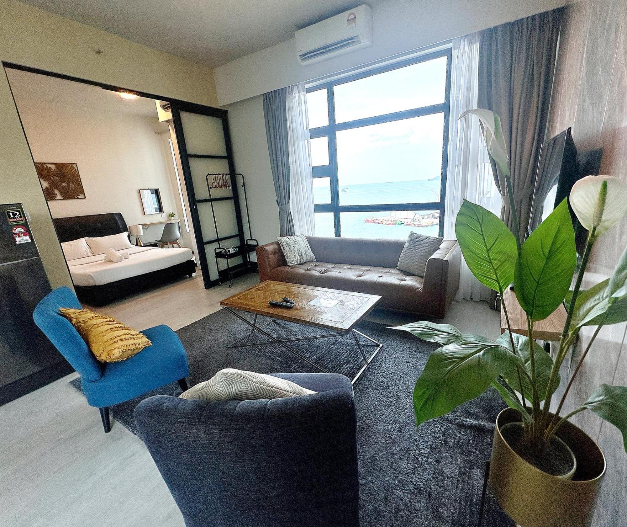 Seaview Luxury Condo Homestay 2Bed 2Bath Jesselton Quay By R2 Residence Kota Kinabalu Dış mekan fotoğraf